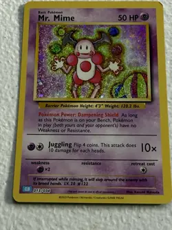 Pokemon Mr. Mime Holo Classic Collection 013/034 - Trading Card Game Classic MP - Image 1