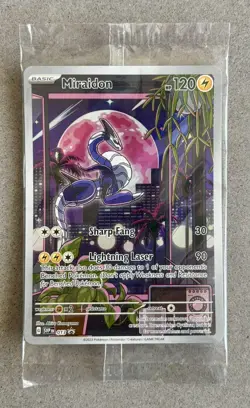 Pokemon Sealed Miraidon 013 SVP Black Star Promo Rare New Low Pop Full Art IR - Image 1