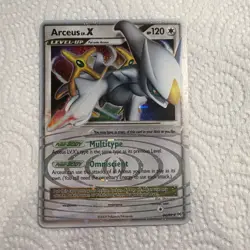 Nintendo Pokemon TCG Arceus LV.X 94/99 Arceus Holo Ultra Rare EN 120 HP 2009 - Image 1