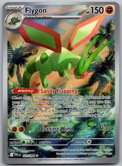 Flygon 101/094 Illustration Rare Phantasmal Flames Pokemon Holo Near Mint - Image 1