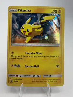 Pikachu SM81 SM Black Star Promo Pokemon SM Promos NM - Image 1