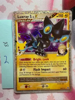Pokemon TCG 25th Celebrations Luxray Lv.X 109/111 Rare Holo NM - Image 1