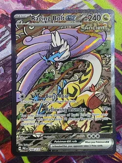Raging Bolt ex 166/131 Holo Prismatic Evolutions Pokemon NM - Image 1