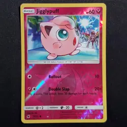 Jigglypuff 71/111 Reverse Holo Common Crimson Invasion Pokemon Moderately Played - Image 1