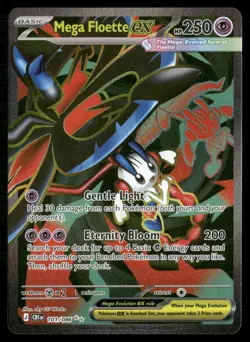 Mega Floette ex 101/086 Ultra Rare Chaos Rising Pokemon Near Mint - Image 1