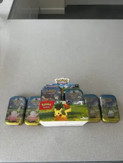 Pokemon TCG Ascended Heroes Mini Tin Sealed Brand New X13 WITH DISPLAY - Image 3