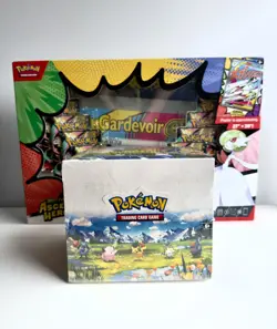 Pokemon Ascended Heroes Mini Tin Display AND Gardevoir Poster Collection Sealed - Image 1