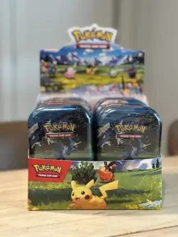 Pokemon TCG Ascended Heroes Mini Tin Display - 10 Sealed Tins - Complete Set - Image 1