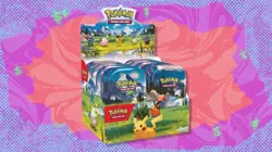 Sealed Pokemon Ascended Heroes 10x Mini Tin Display Box Full Display UK Stock - Image 1