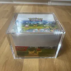Pokemon Ascended Heroes Sealed Mini Tin Display Case - 10x Tins & Acrylic Case - Image 1