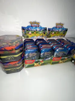 Pokemon TCG: Ascended Heroes Mini Tin X10 Tins SEALED with Display Box - Image 3
