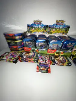 Pokemon TCG: Ascended Heroes Mini Tin X10 Tins SEALED with Display Box - Image 4
