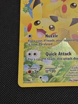 Pokemon TCG Pikachu Full Art Holo Generations Radiant Collection RC29/RC32 NM - Image 5