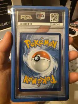 Pokemon Pikachu TCG Grey Felt Hat Van Gogh SVP085 Promo PSA 9 Mint - Image 2