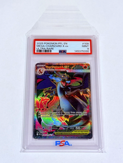 Pokemon Phantasmal Flames- Mega Charizard X ex Ultra Rare Full Art 109/094 PSA 9 - Image 3