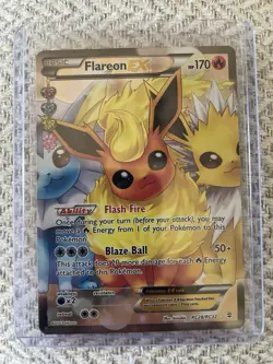 Pokemon TCG: Flareon EX RC28/RC32 Generations: Radiant Collection NM - Image 1