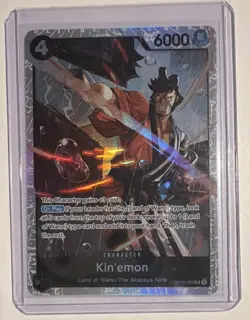 Bandai One Piece Card Game Kin'emon OP16-082 Character Alt Art Foil 6000 EN - Image 1