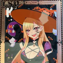 Goddess Story Gold METAL Card - Maiden Party - Serial Number #/200! Marin Dress - Image 3