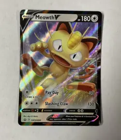 Meowth V | SWSH004 | SWSH: Sword & Shield | Promo Cards | Holo - Image 3