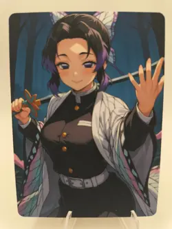 Shinobu DoubleSided Card - Demon Slayer - Spicy Waifu Doujin Lewd Goddess Story - Image 1