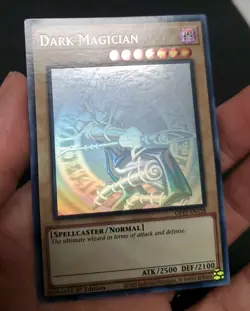 Yu-Gi-Oh TCG: Ghost Rare Dark Magician (GFTP-EN128) 1st Edition Card *READ* - Image 5