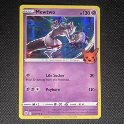 Mewtwo 056/172 Trick or Trade Booster Holo Card - Image 1