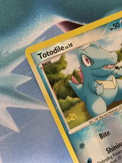 Totodile Reverse Holo 106/123 Secret Wonders Pokemon Card TCG 2007 - Image 4