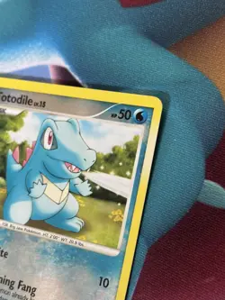 Totodile Reverse Holo 106/123 Secret Wonders Pokemon Card TCG 2007 - Image 5