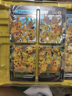 Pokemon NM Pikachu V-Union [Set of 4] SWSH: Sword & Shield Promo Cards Jumbo - Image 2