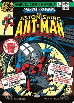 MTG - The Astonishing Ant-Man - Marvel Super Heroes - #397 - Comic Showcase Foil - Image 1