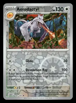 Aerodactyl - 142/165 - Reverse Holo - 151 - Pokemon Card - NM/M - Image 1