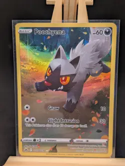 POOCHYENA GG33/GG70 HOLO CROWN ZENITH GALARIAN GALLERY POKEMON NM - Image 1