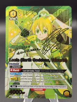 Union Arena Leafa (Earth Goddess, Terraria) SR** SAO-2-011 Sword Art Online 2 NM - Image 2