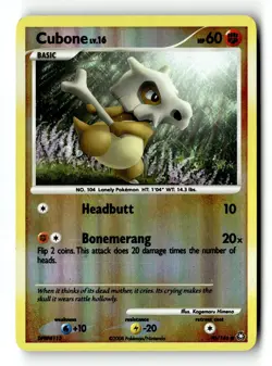 Pokemon Card Cubone Reverse Holo LP Legends Awakened 90/146 - Image 1
