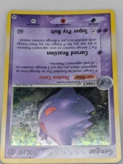 Gengar 5/92 Legend Maker Holo Ultra Rare Pokemon TCG Nintendo SWIRL NM - Image 4