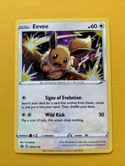 Eevee Swsh118 Swsh: Sword & Shield Promo Cards Holo - Image 1