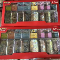 Costco Pokemon Prismatic Evolutions 8 Mini Tins 2 Pack - Image 2