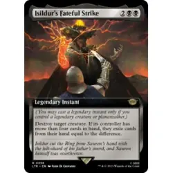 ISILDUR'S FATEFUL STRIKE (EXTENDED ART) X4 The Lord Of The Rings Magic MTG CARD - Image 1
