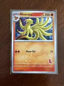 Pokemon Ninetales 0038 My First Battle 2023 Charmander Stamped Exclusive NM - Image 1