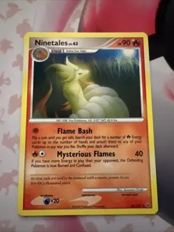 Pokemon Platinum Ninetales 36/127 Rare Non Holo *Read Description* - Image 1