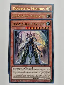 Yu Gi Oh - 3x BLMM-EN129 Dogmatika Maximus - Ultra Rare - Image 1