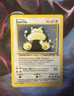 Pokemon TCG Snorlax 11/64 Jungle Set Holo Vintage 1999 WOTC Near Mint - Image 1
