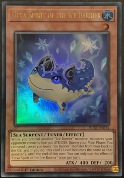 Yugioh! - Hexa Spirit of the Ice Barrier - BLTR-EN074 - Ultra Rare - 1st Ed. - Image 1