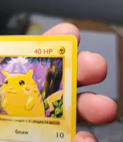 Pokemon TCG - Pikachu 58/102 Base Set Shadowless - Red Cheeks heavily played HP - Image 4