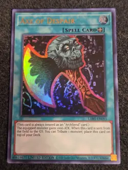 Axe of Despair LART-EN051 the Lost Art Promotion Limited Edition Ultra Rare VLP - Image 1