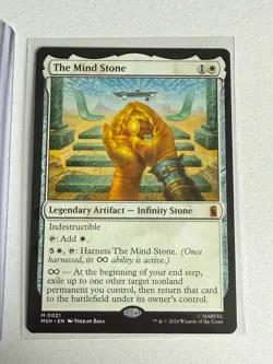 The Mind Stone Marvel Super Heroes MTG - 0021 MSH - Non Foil - Near Mint Mythic - Image 1