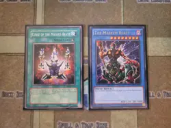 YUGIOH THE MASKED BEAST DPBC RARE + CURSE OF THE MASKED BEAST LON/DB1 COMMON NM - Image 4