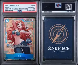 ONE PIECE JAPANESE MINI-TIN PACK VOL.2 #112 NAMI MINI-TIN VOL.2-ROKUSHIRO PSA 10 - Image 3