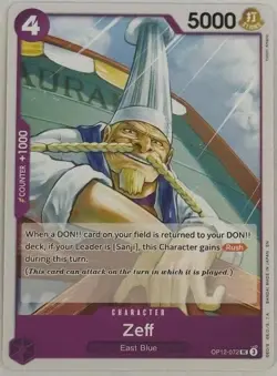 OP12-072 Zeff Uncommon Legacy of the Master One Piece Near Mint UC Purple Card - Image 1