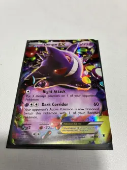 Pokemon Gengar EX TCG Card Phantom Forces Ultra Rare Holo, 34/119 - Image 1